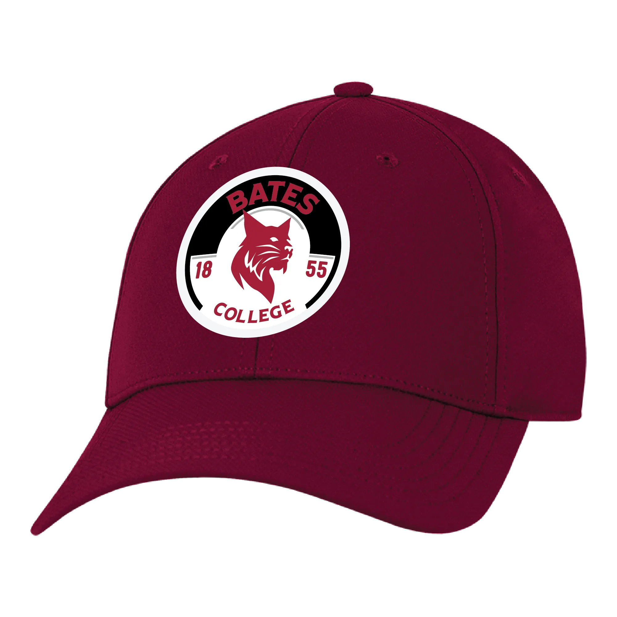 Cap with BATES COLLEGE 1855 & Bobcat Icons