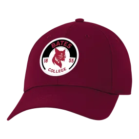 Cap with BATES COLLEGE 1855 & Bobcat Icons