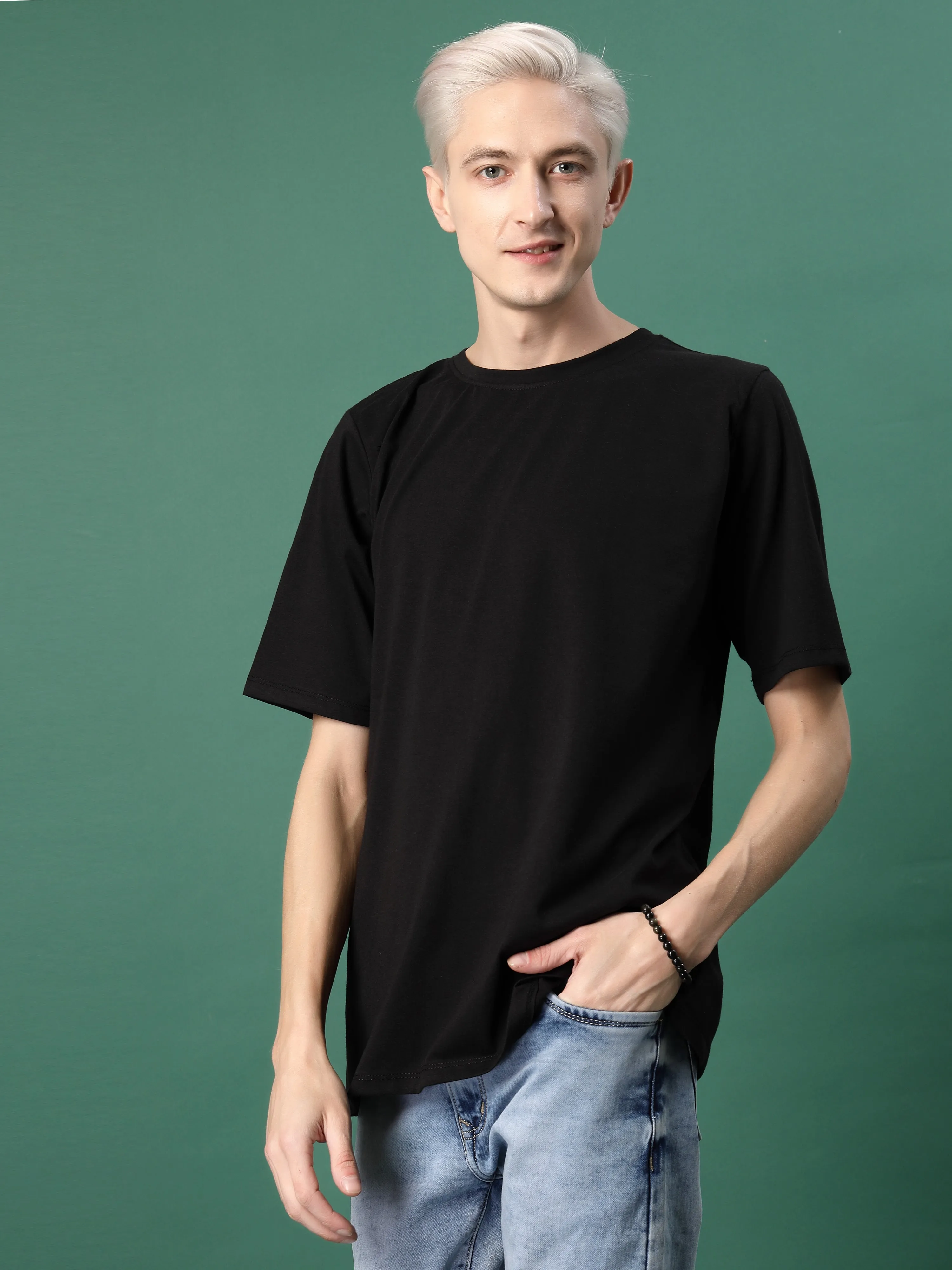 Casual Comfort Men's Oversized Cotton T-shirt