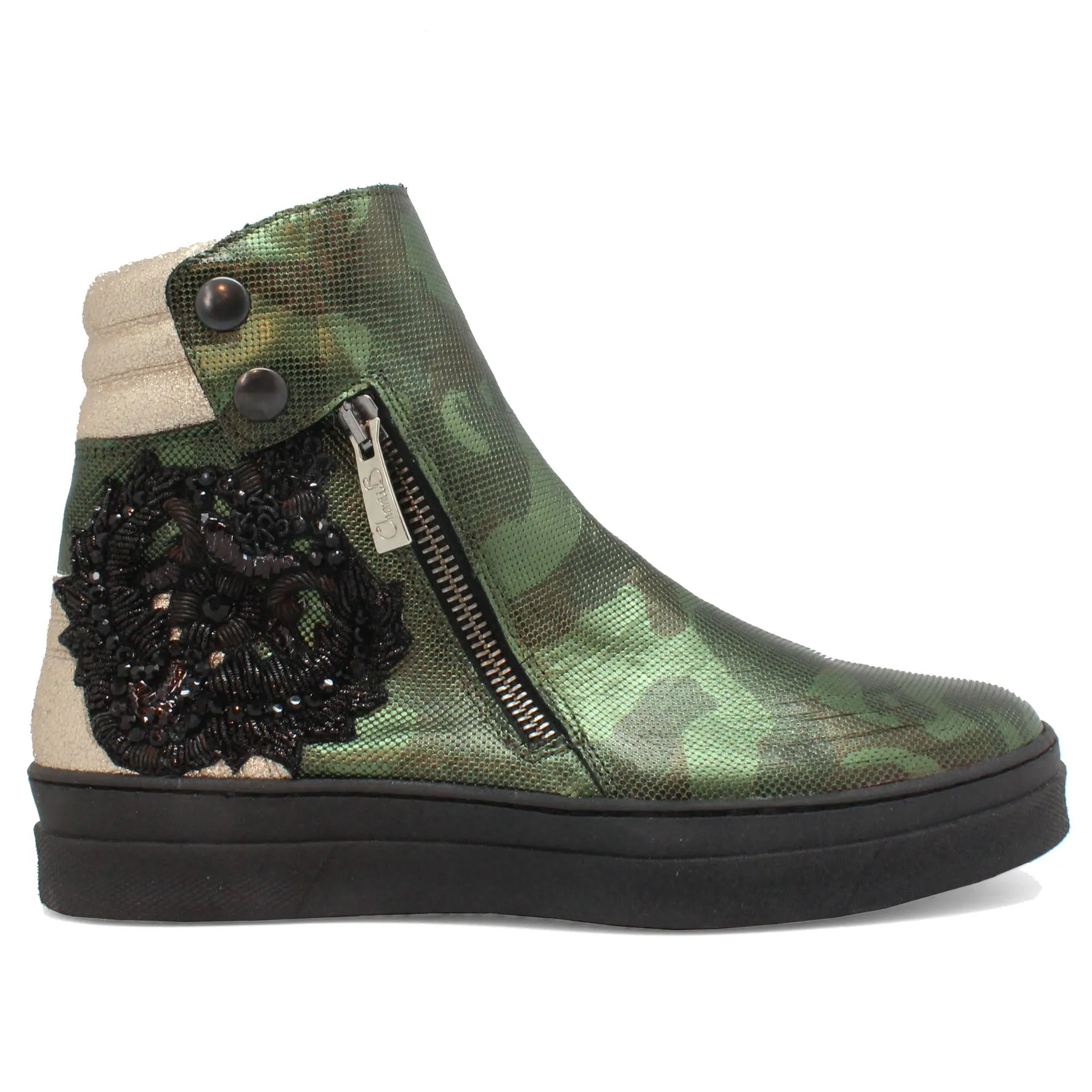 Chat - Military Green ankle boot- last pair 37 & 41!!