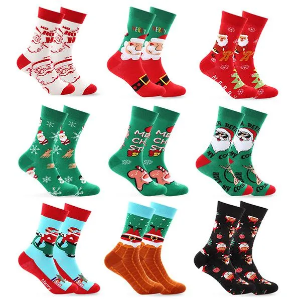 Christmas Style Cotton Mid-Calf Socks 21977858S