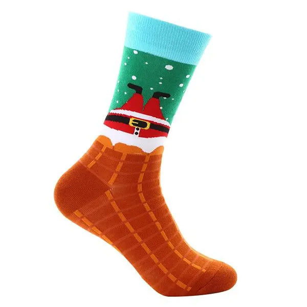 Christmas Style Cotton Mid-Calf Socks 21977858S