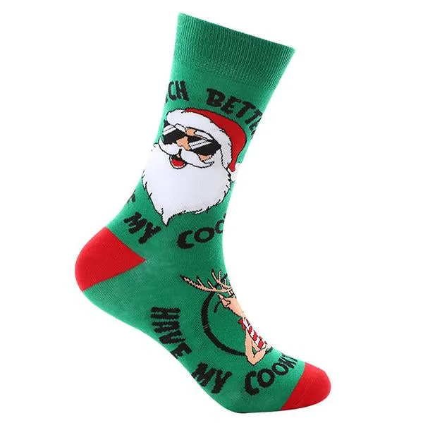 Christmas Style Cotton Mid-Calf Socks 21977858S