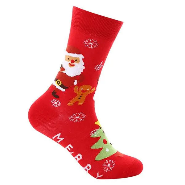 Christmas Style Cotton Mid-Calf Socks 21977858S