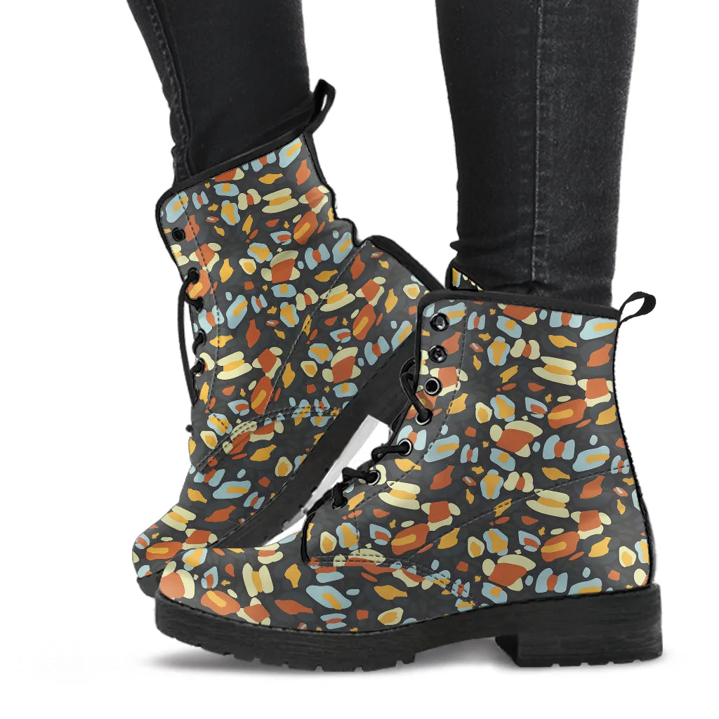 City Leopard Vegan Leather Boots