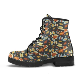 City Leopard Vegan Leather Boots