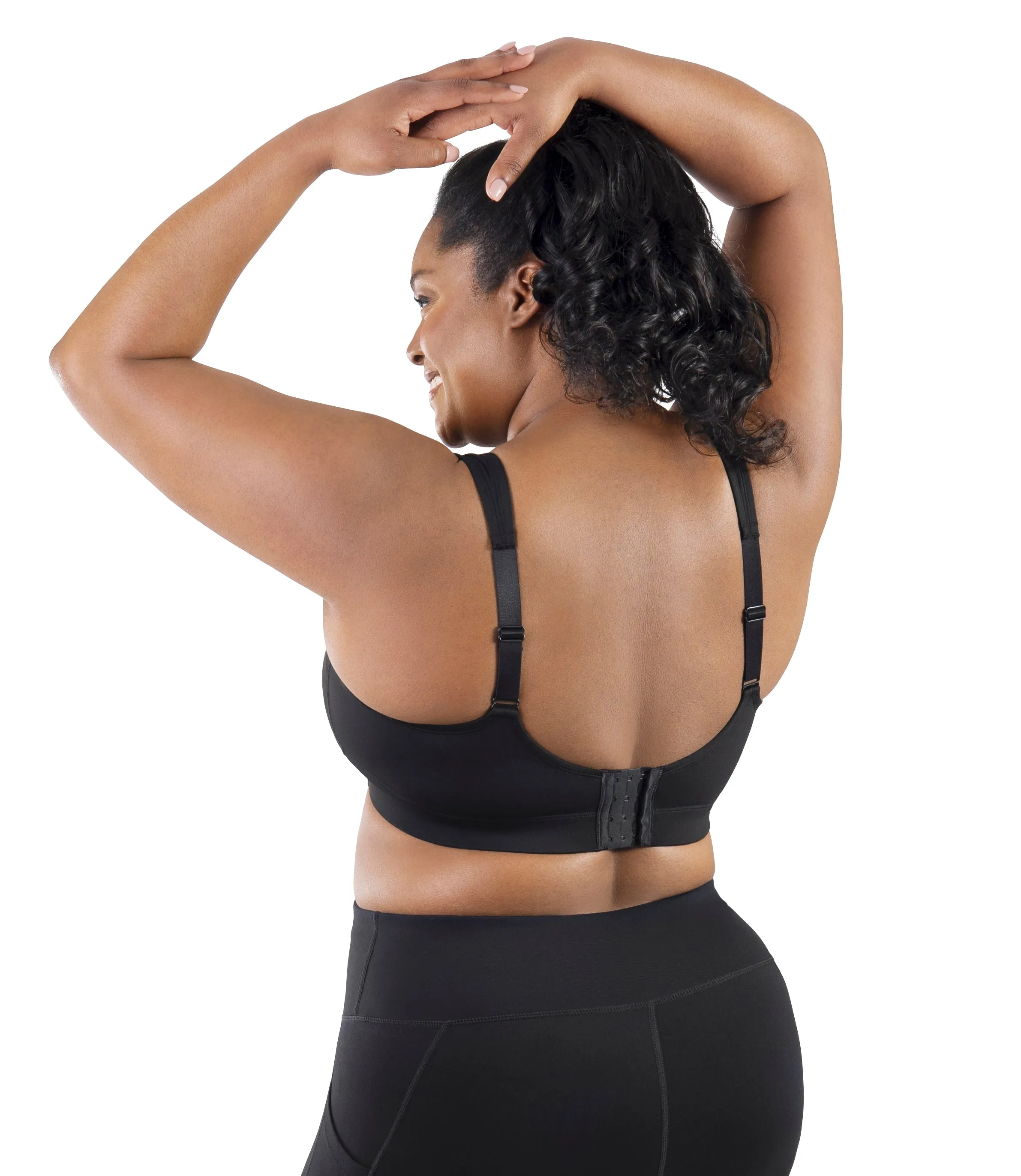 Comfort Support Back Clasp Plus Size Sports Bra