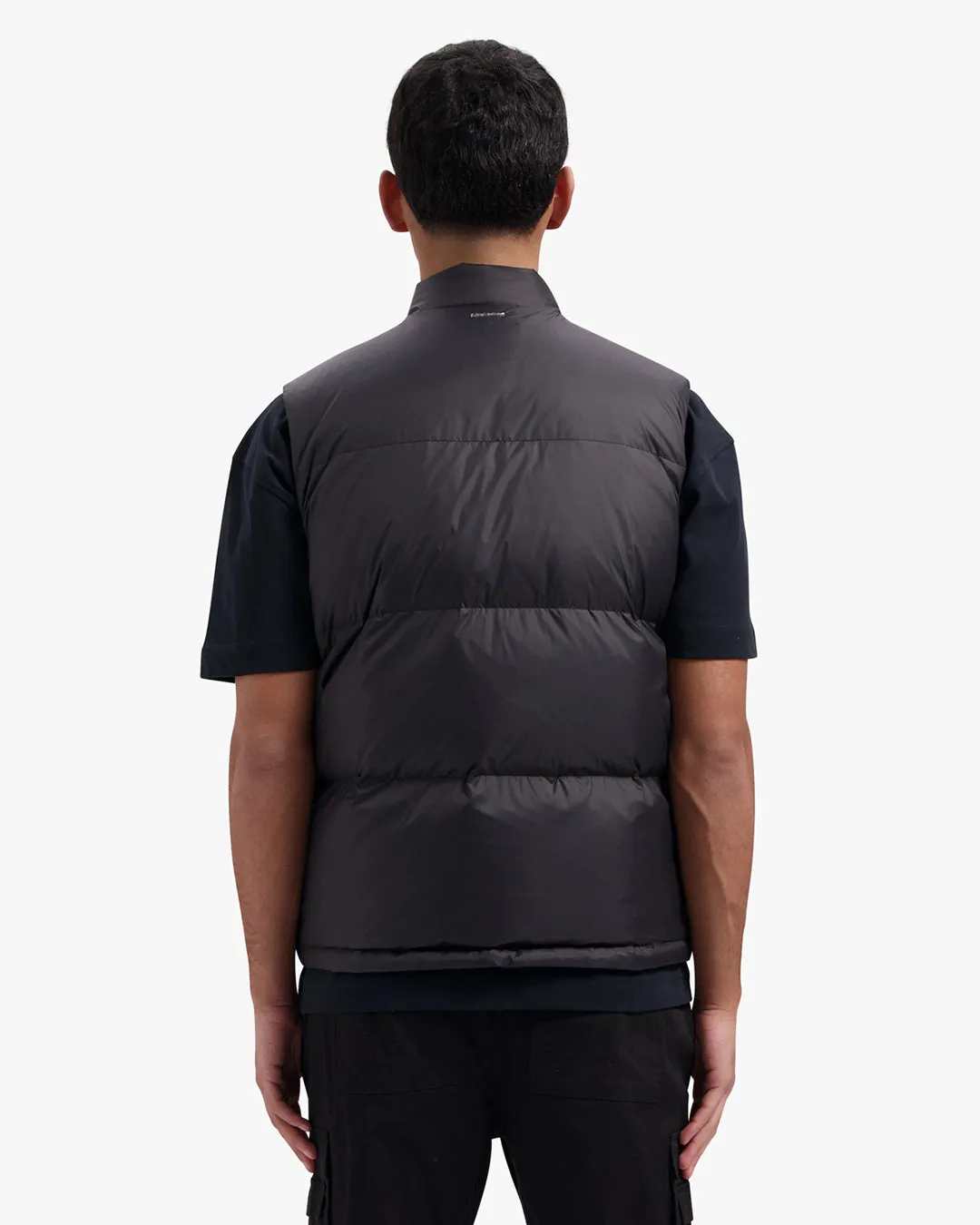 CROYEZ ORGANETTO PUFFER VEST - BLACK