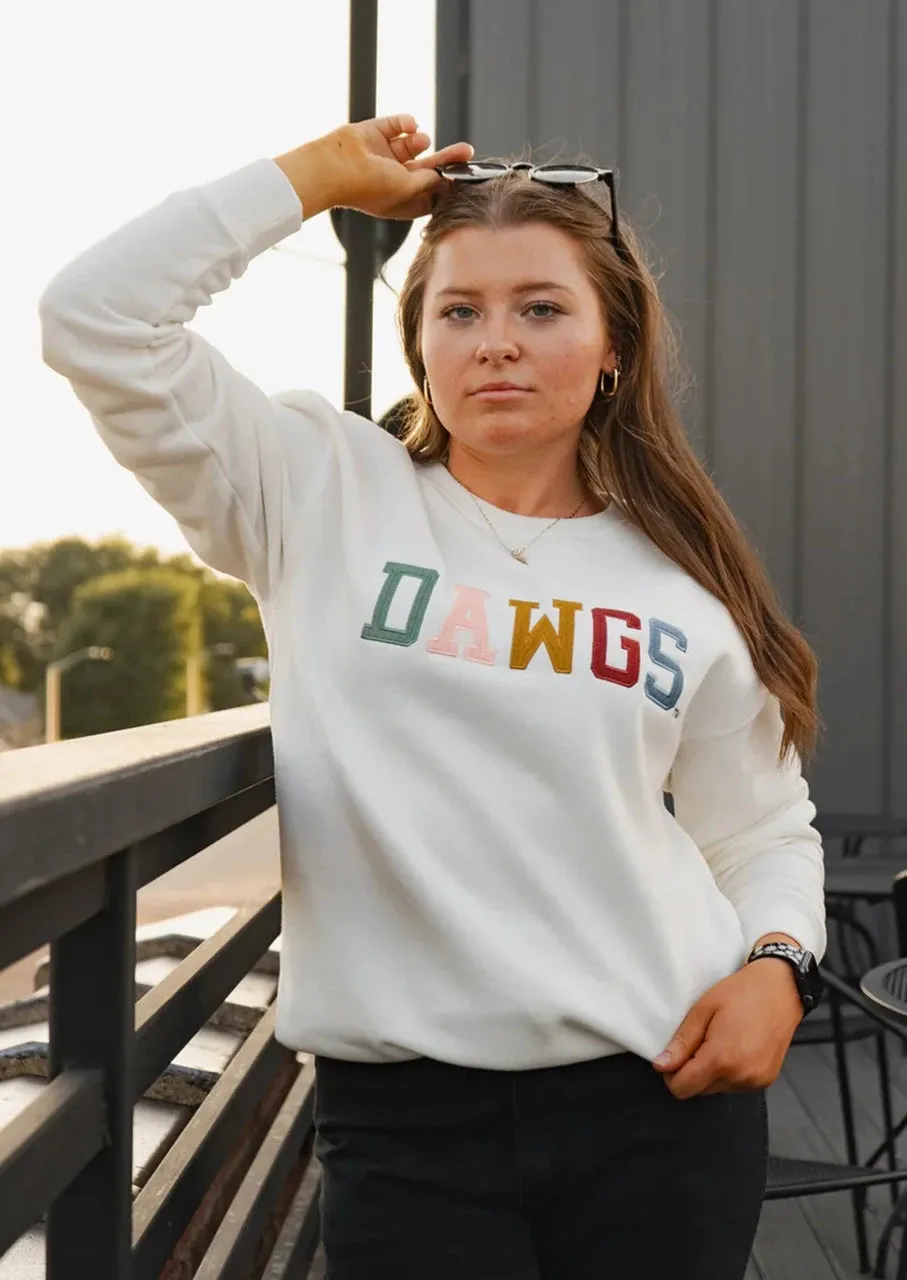 DAWGS Embroidered Fleece Crew