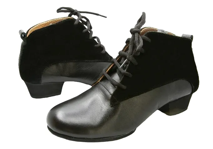 DNI Tita Black Leather/suede