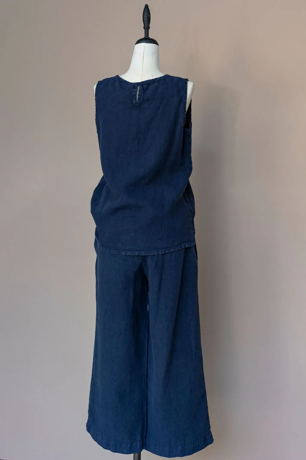 Dolcezza - Linen Pant - Dark Navy