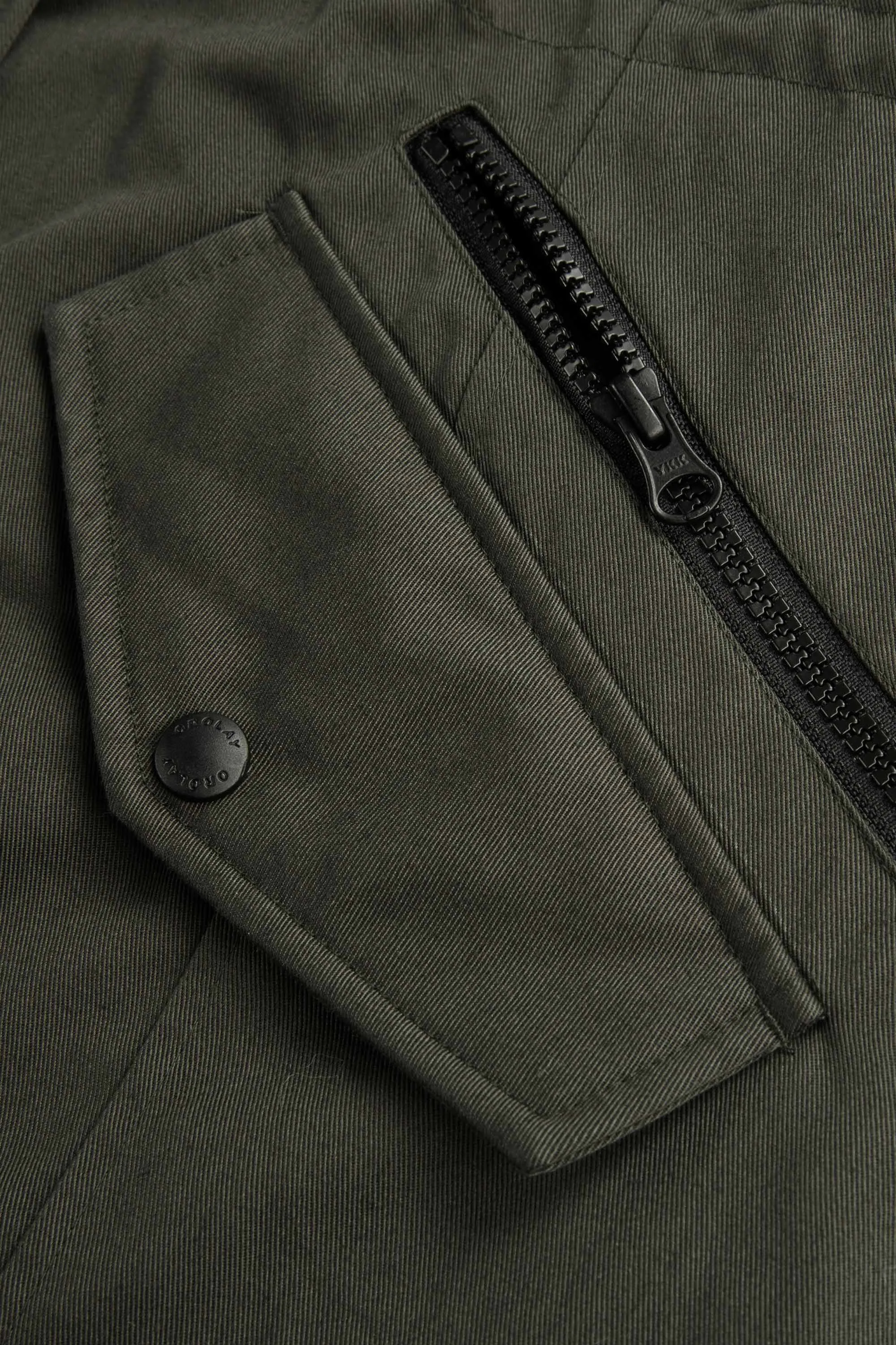 Drawstring Waist Fleece Lined Parka