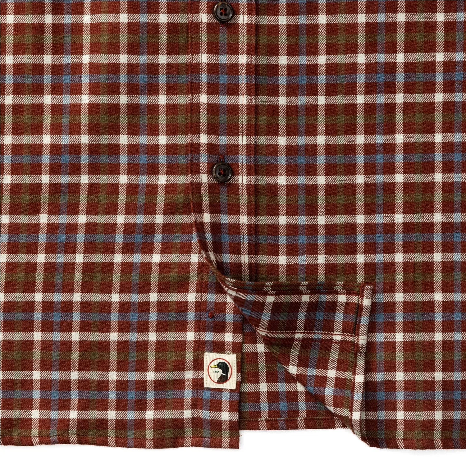 Duck Head Cotton Flannel Sport Shirt - Men's