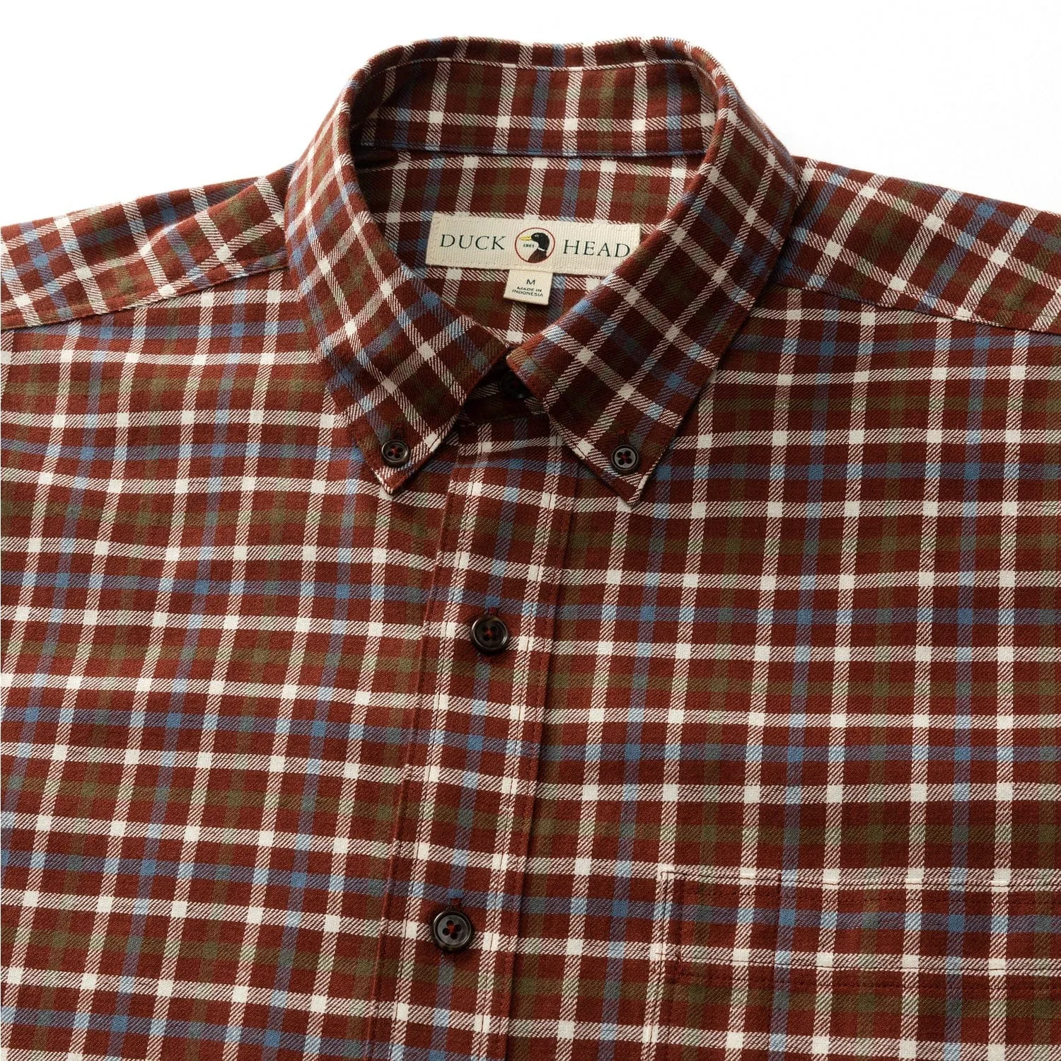 Duck Head Cotton Flannel Sport Shirt - Men's