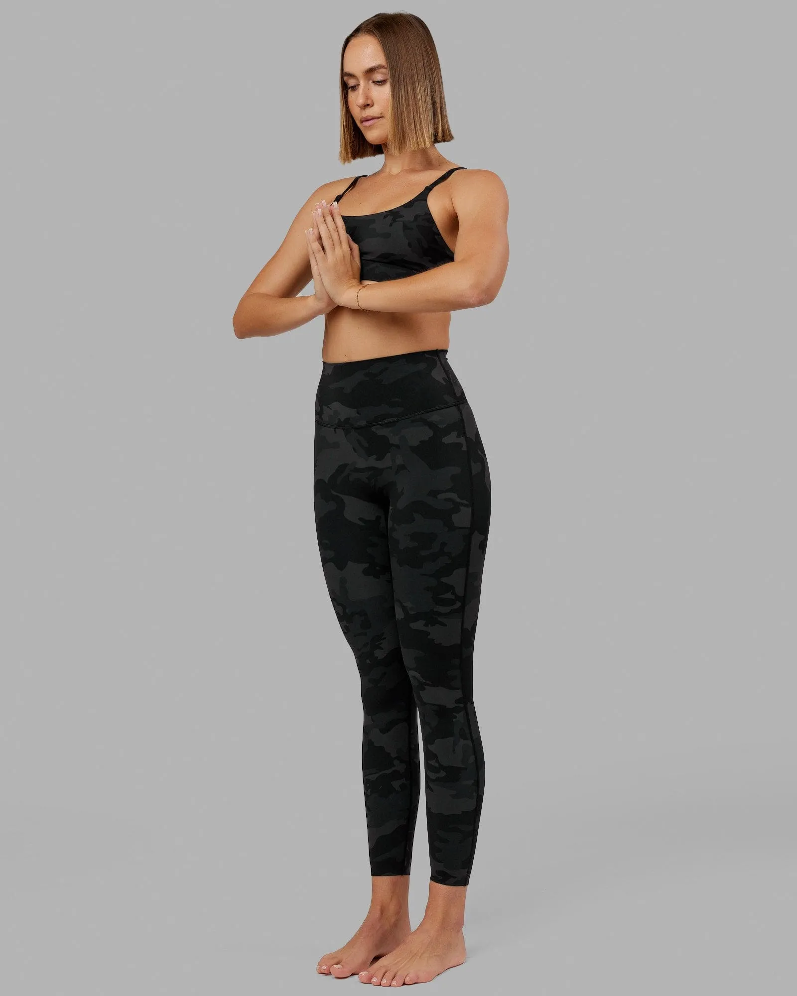 Elixir Full Length Leggings - Black Camo