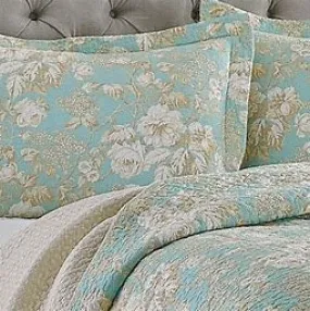 EMILY BLUE KING QUILT SET