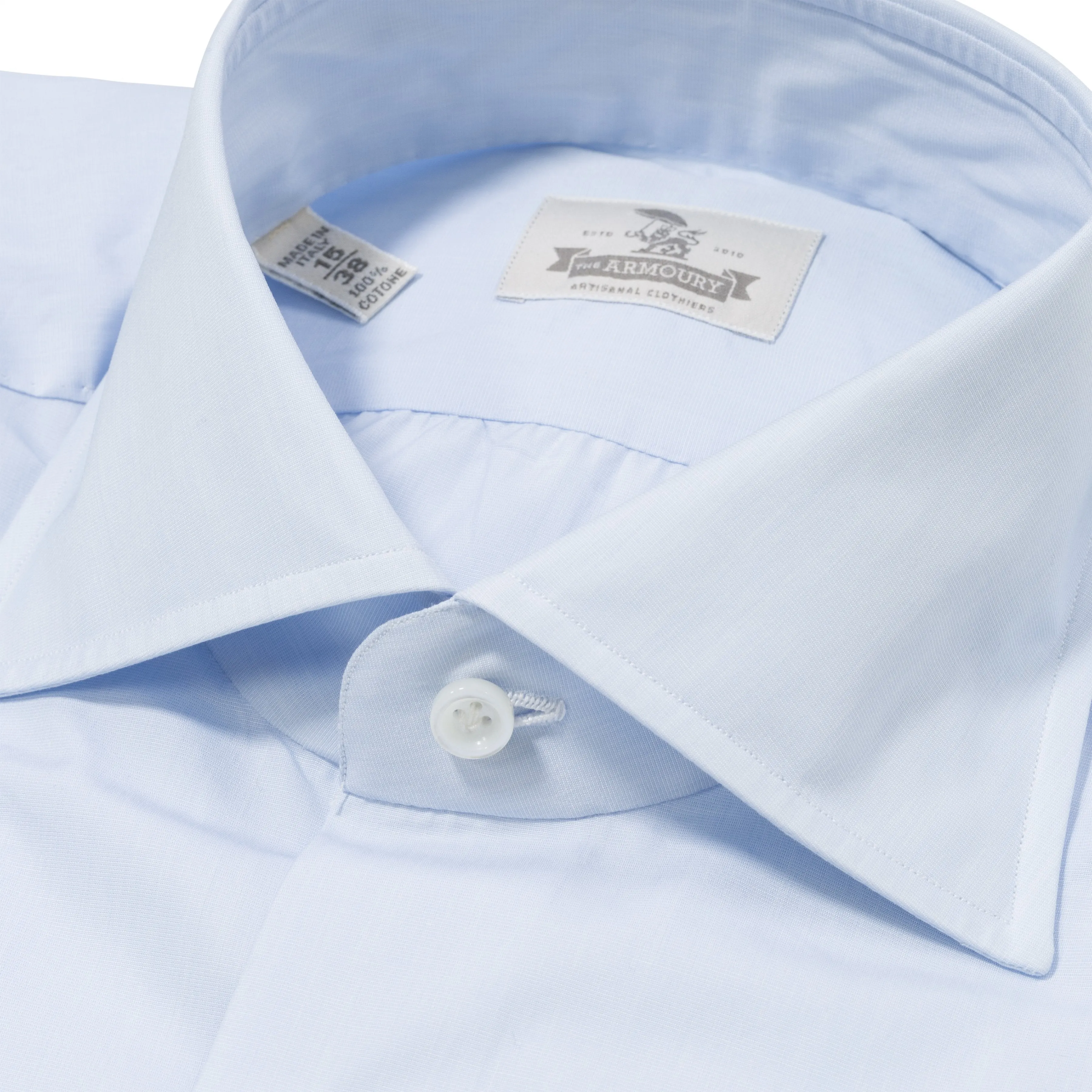 End-on-end Spread Collar Shirt