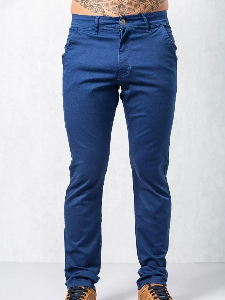 EZ348 Blue Chinos