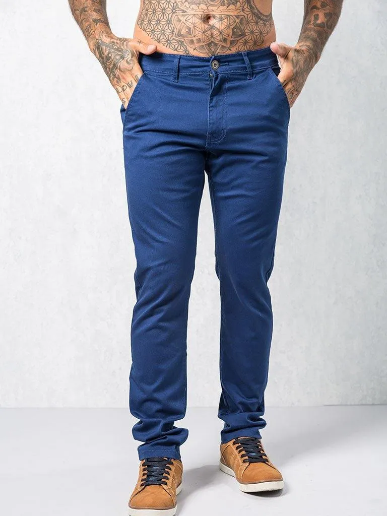 EZ348 Blue Chinos