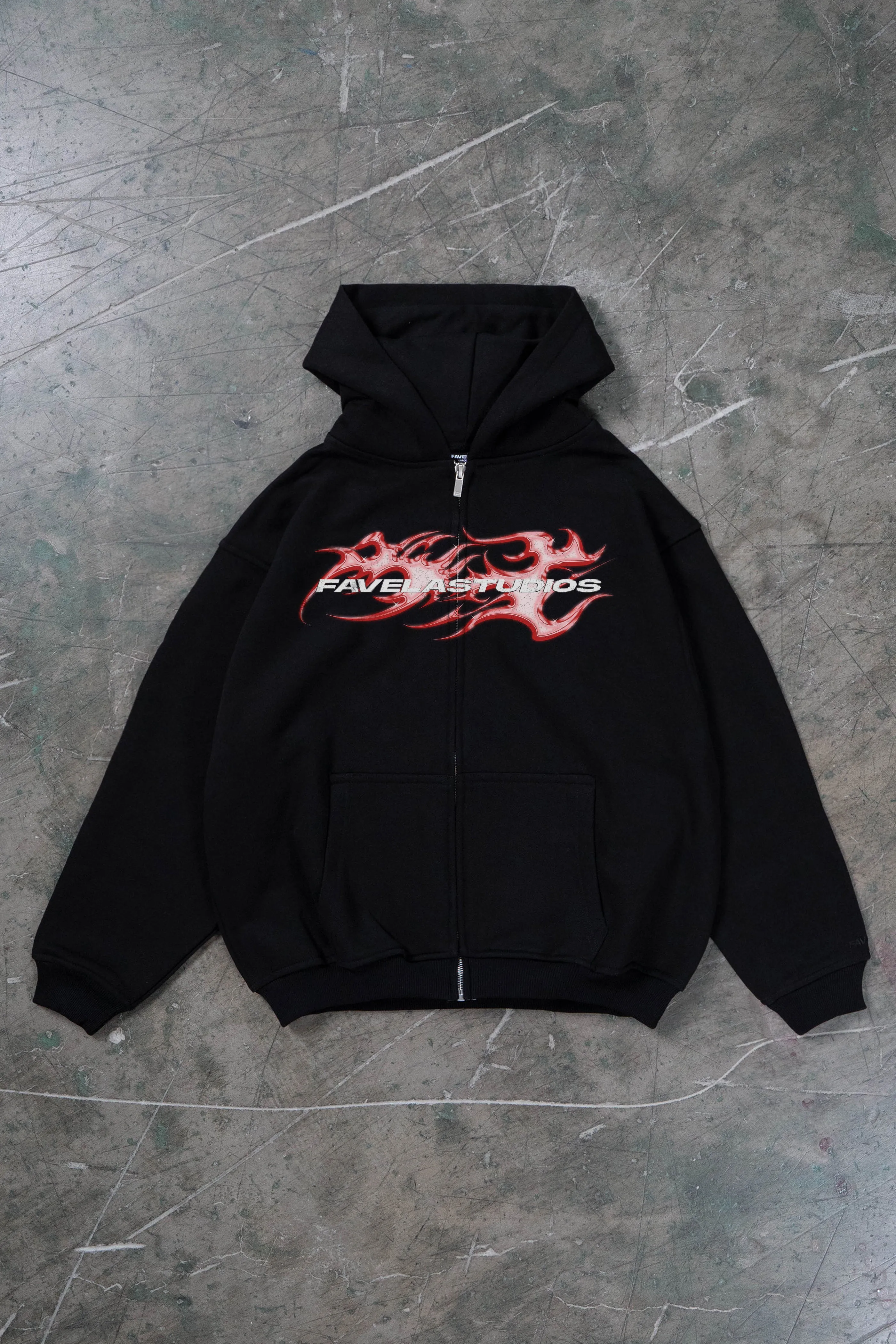 FIRECHROME BLACK FRONTZIP