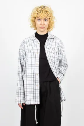 Flannel Overshirt White/Black