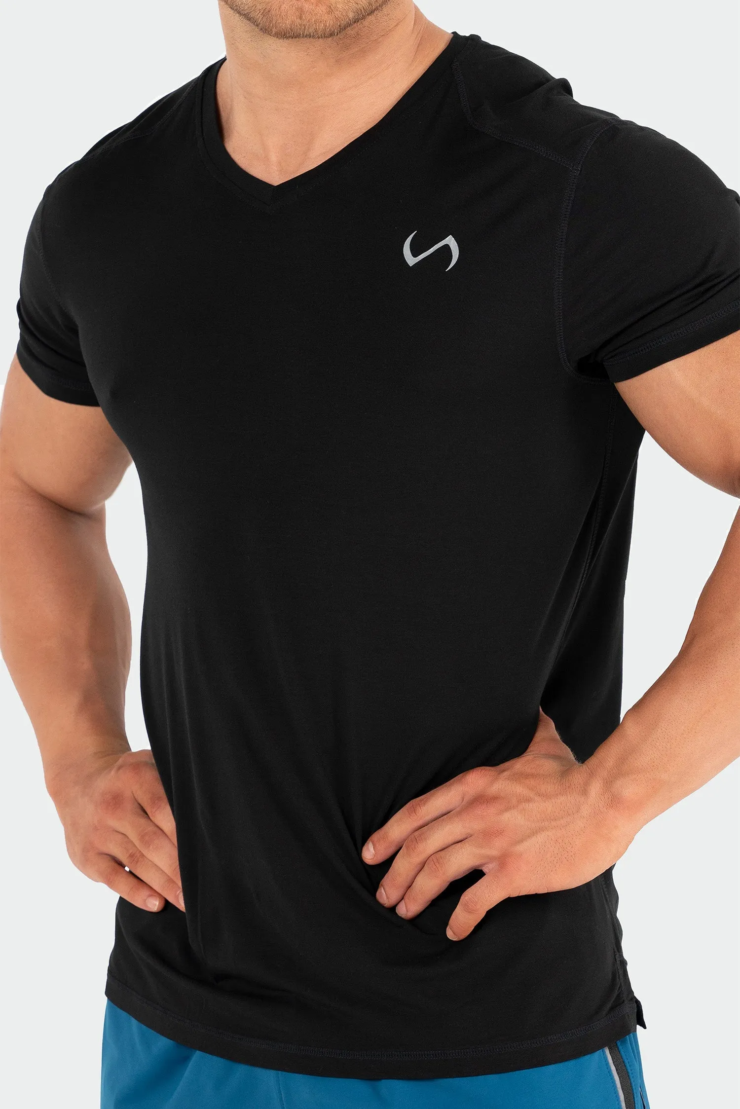 Focus Performance Bamboo V-Neck