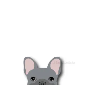 Frenchie Sticker | Frenchiestore |  Blue French Bulldog Car Decal