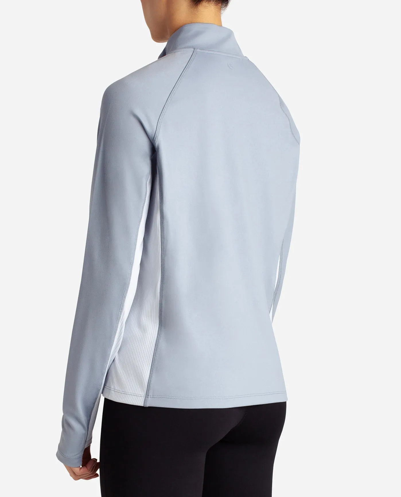 Full-Zip Colorblocked Yoga Jacket