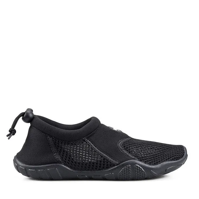 Grosby Mens Wave Black Athletic Reef Slip On Shoes