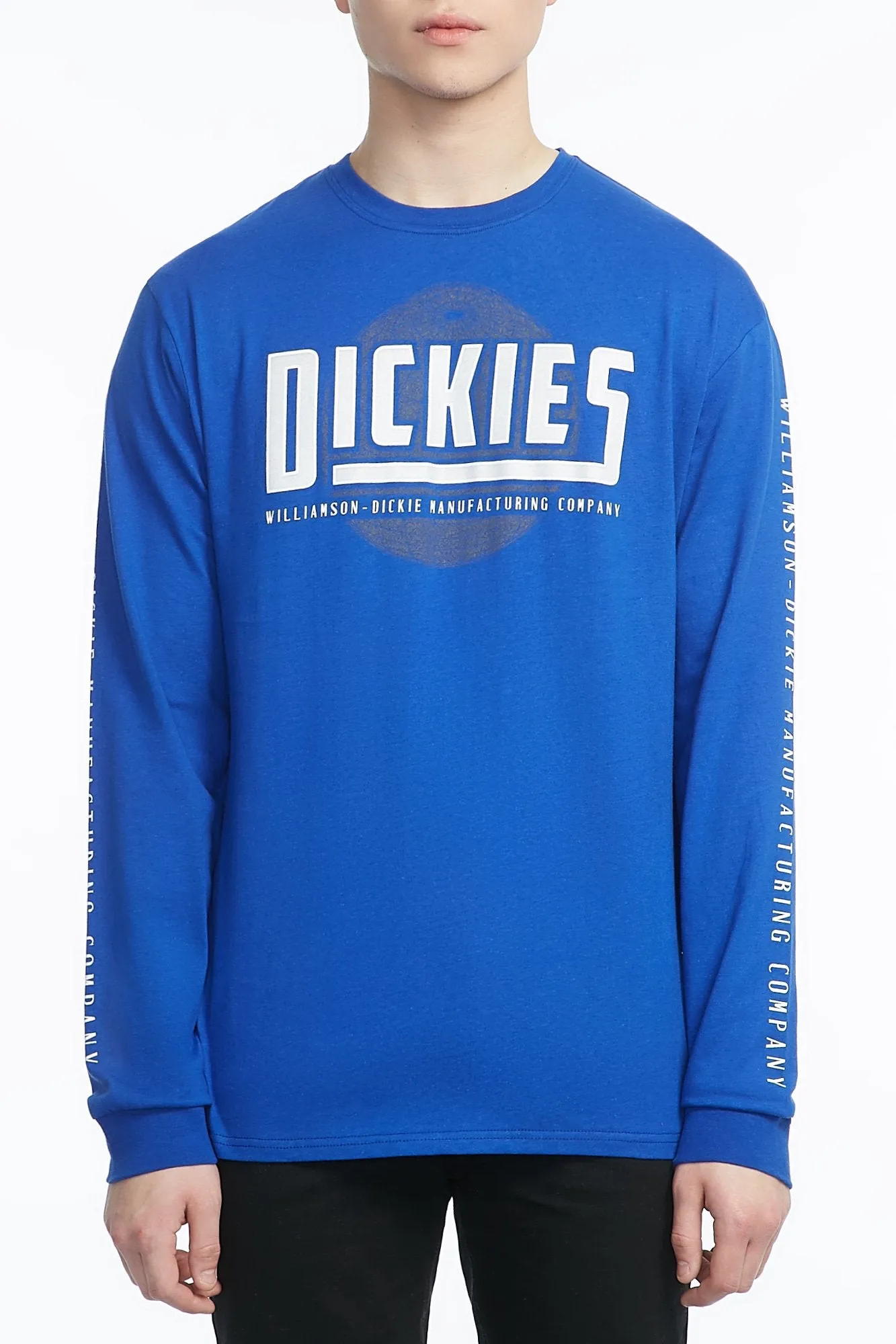 Guys Reflected Dickies Logo Long Sleeve Tee