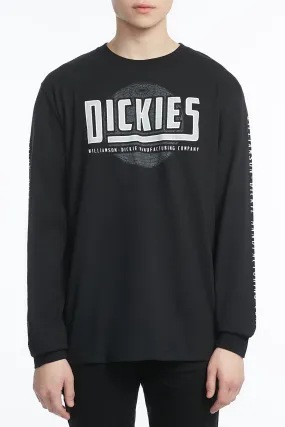 Guys Reflected Dickies Logo Long Sleeve Tee