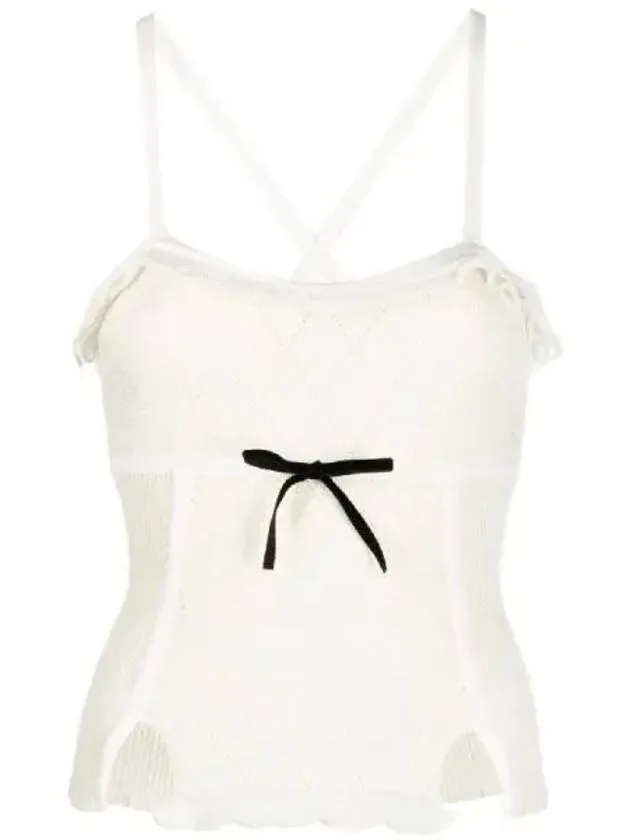 HEIDI bow detail strap top 270110