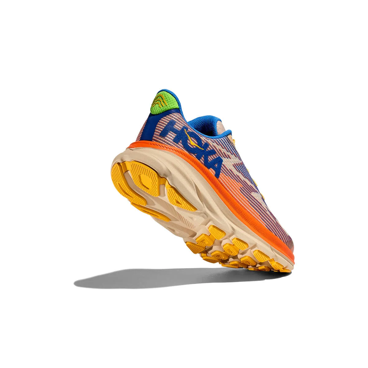 Hoka Clifton 9 Junior | Ultramarine / Electric Tangerine