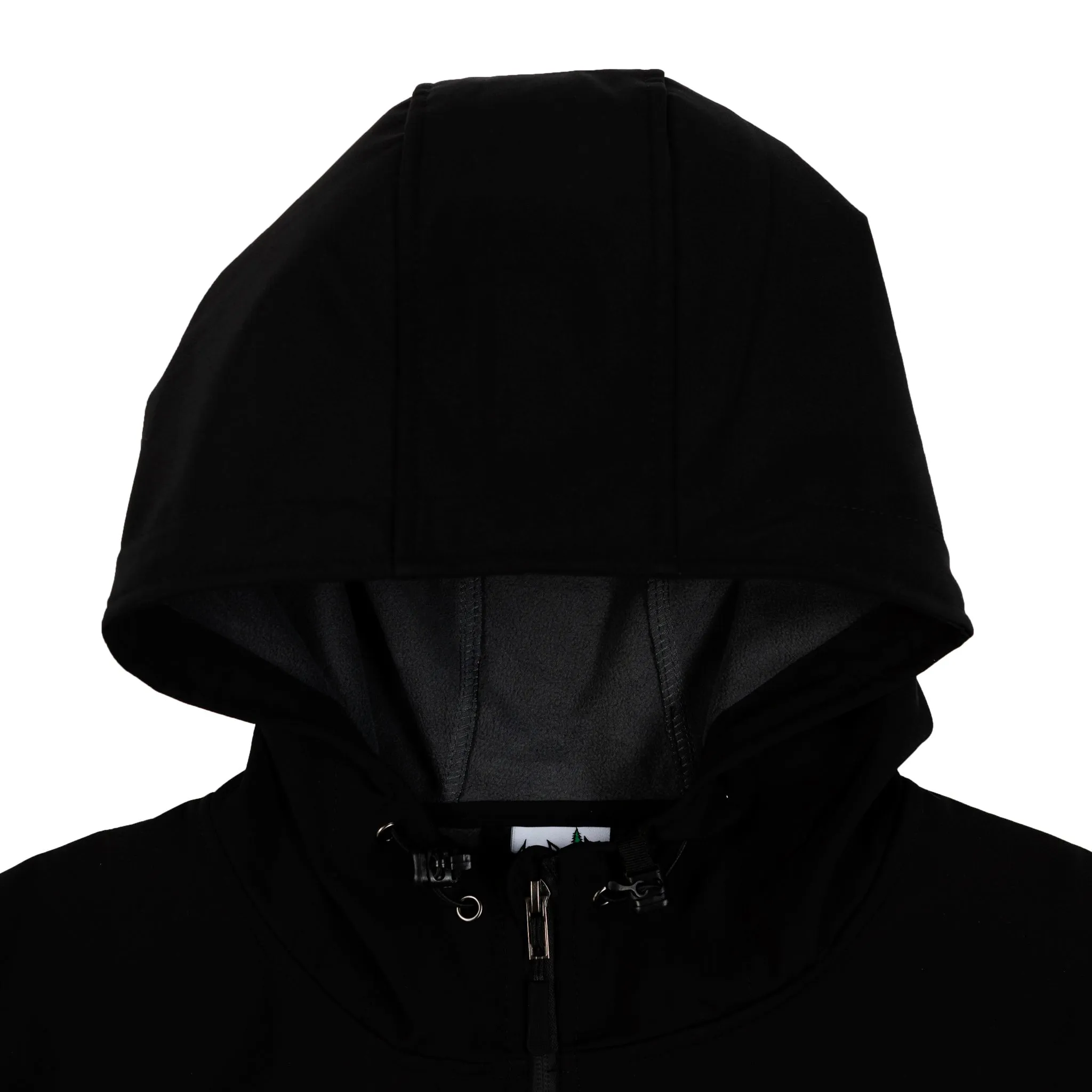 Humboldt Soft Shell Poly Zip Jacket-Black