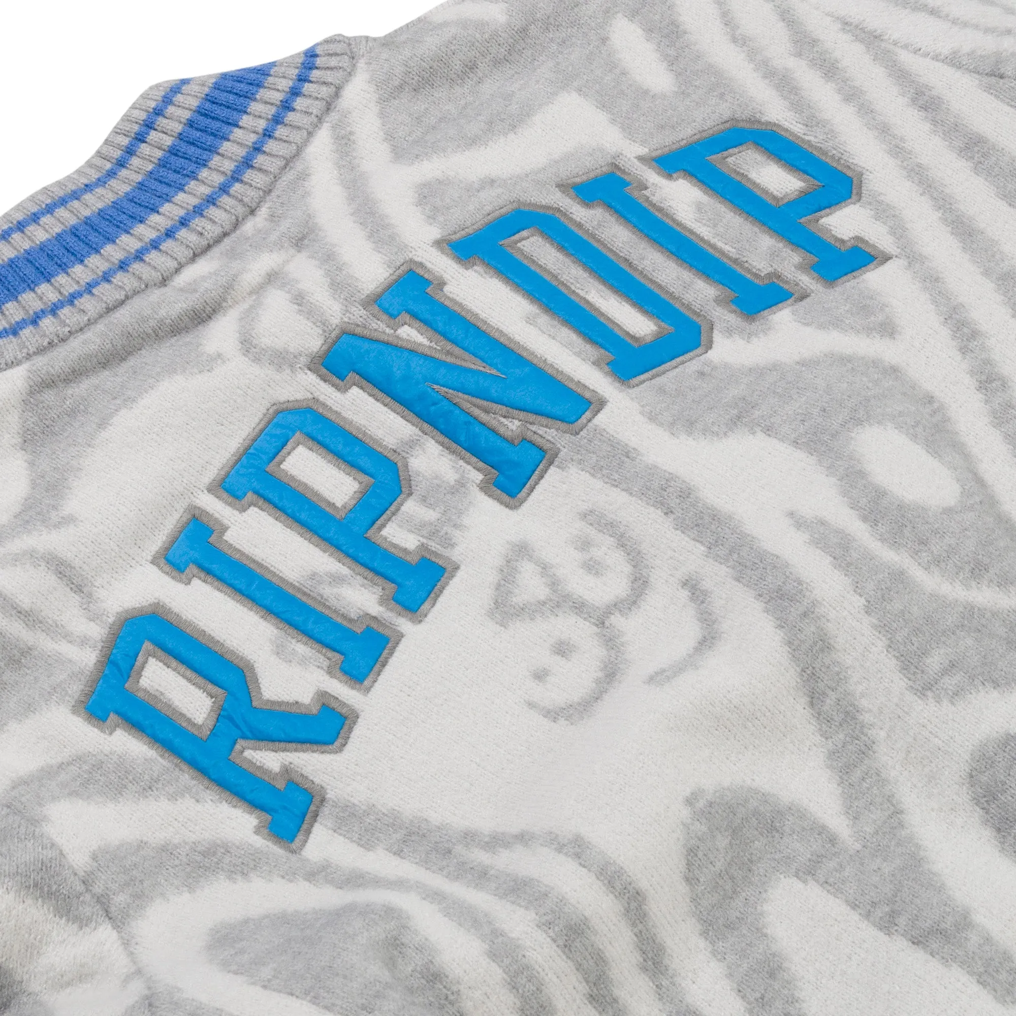 Hypnotic Team Spirit Knit Cardigan (Grey/Light Blue)