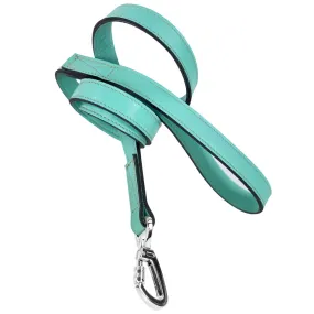 Imperial Dog Leash in Turquoise, Blue Zircon & Nickel