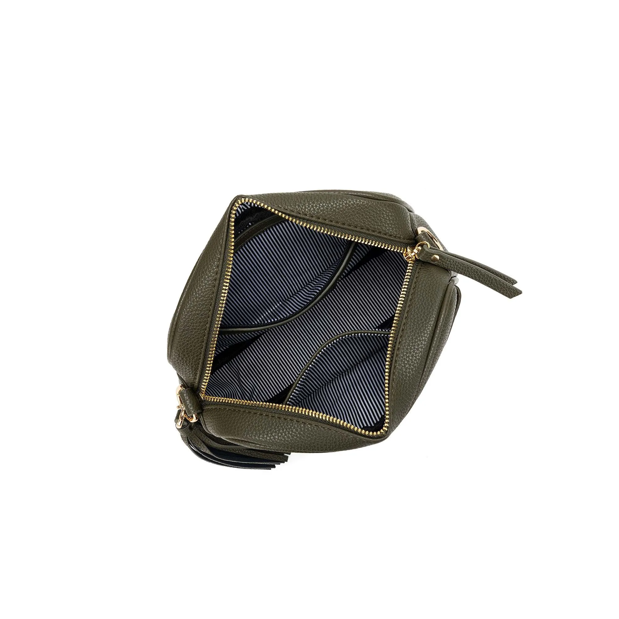 Indie Dark Olive Crossbody Bag