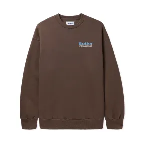 Internationale Embroidered Crewneck, Brown