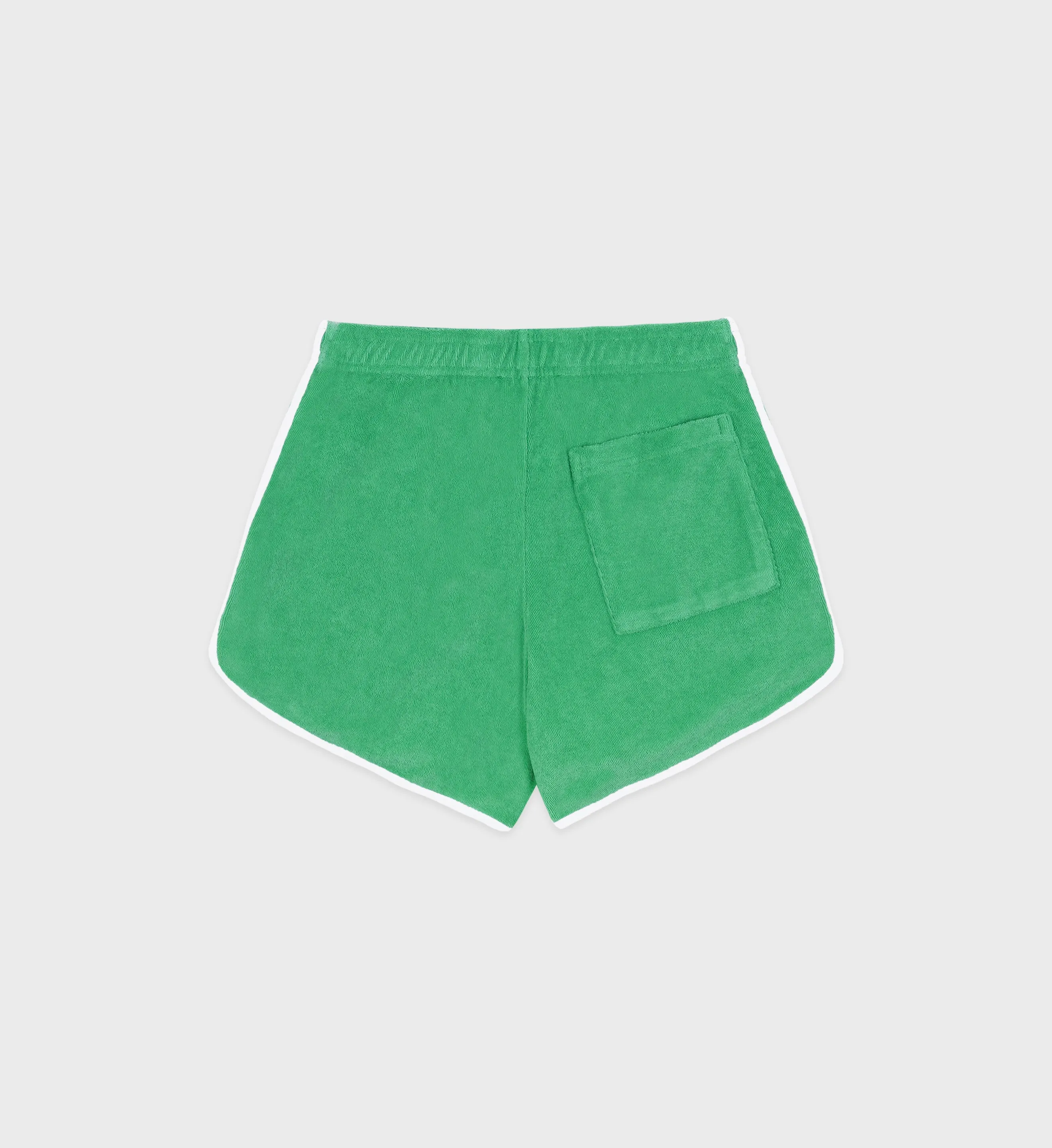 Italic Logo Terry Short - Verde/White