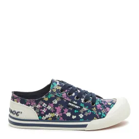 Jazzin Navy Floral Sneaker