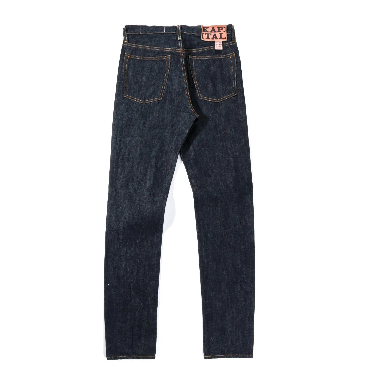 KAPITAL 14OZ DENIM 5P STONE ONE WASH