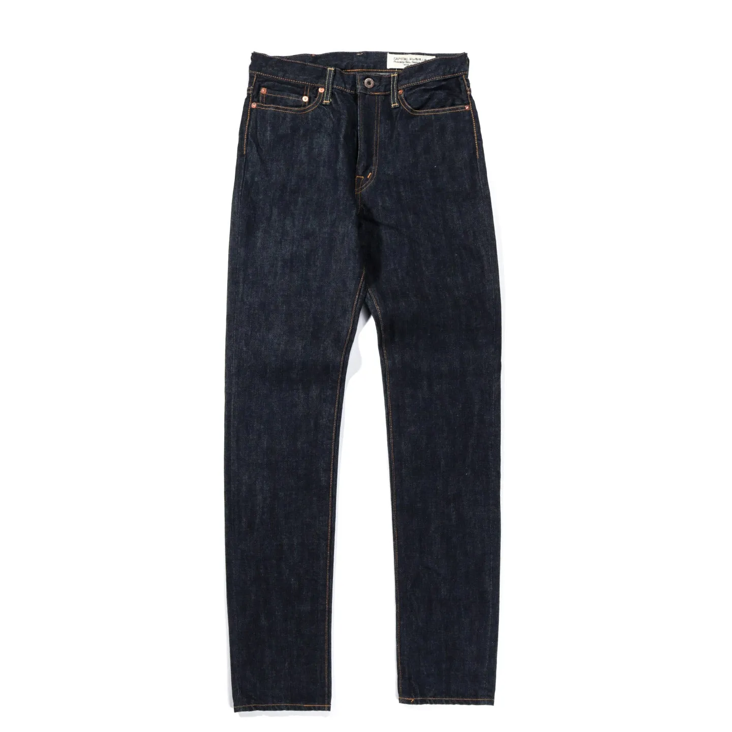 KAPITAL 14OZ DENIM 5P STONE ONE WASH