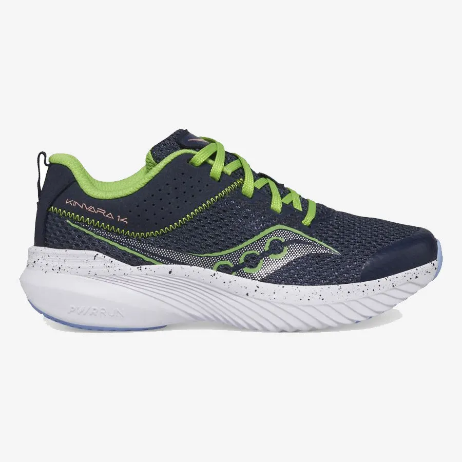 Kid's Kinvara 14 Lace (Navy/Green)