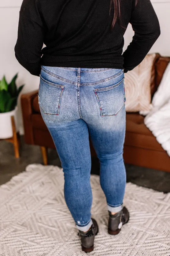 #L263 Light Up The Night Judy Blue Skinny Jeans