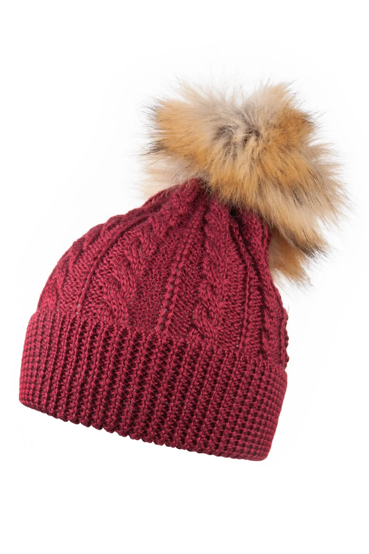 Ladies Pom Pom Hat