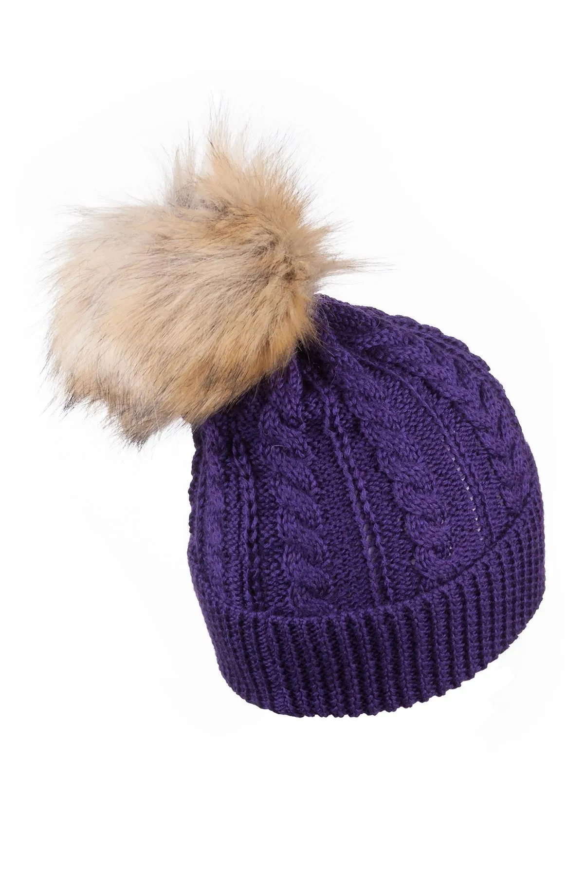 Ladies Pom Pom Hat