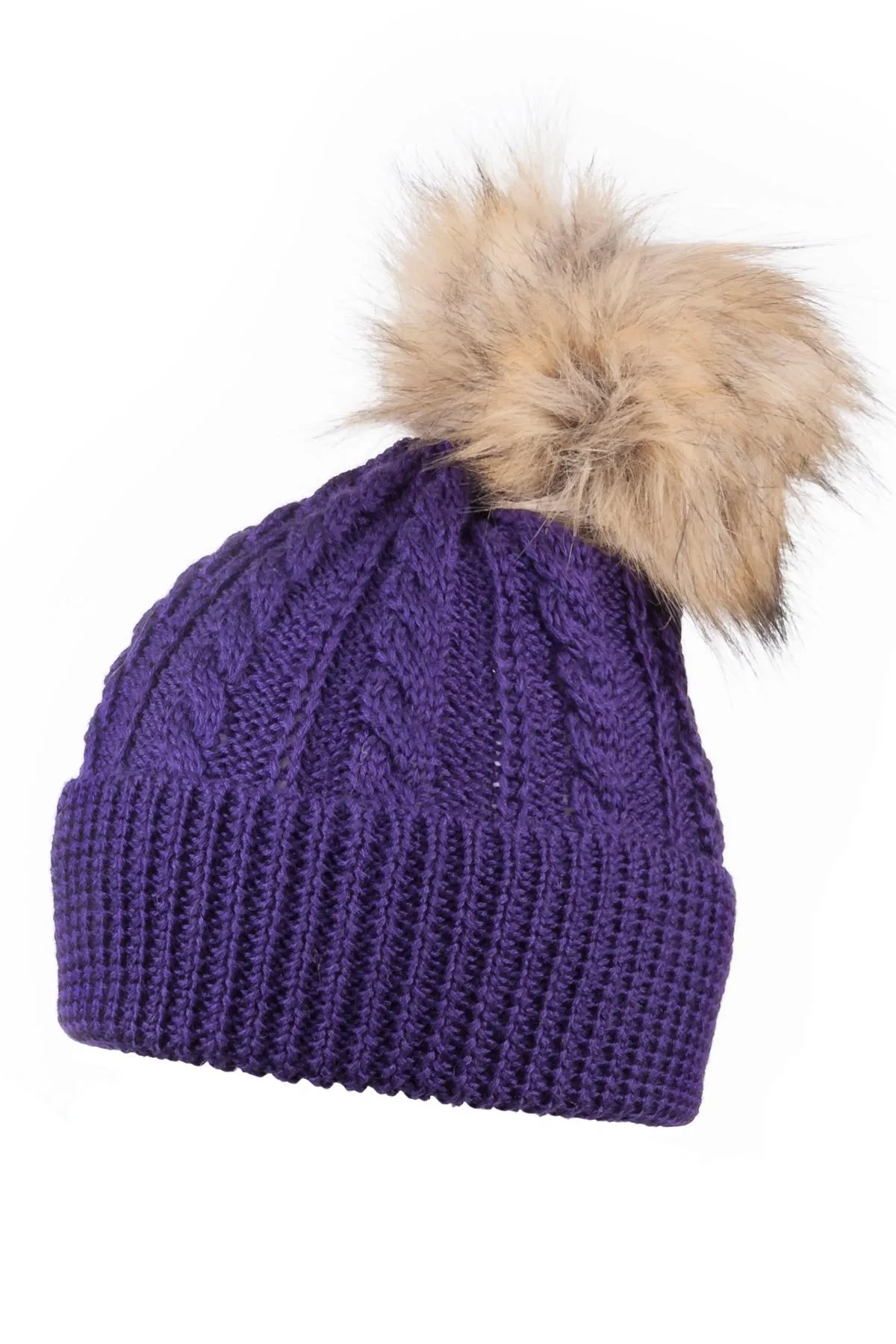 Ladies Pom Pom Hat