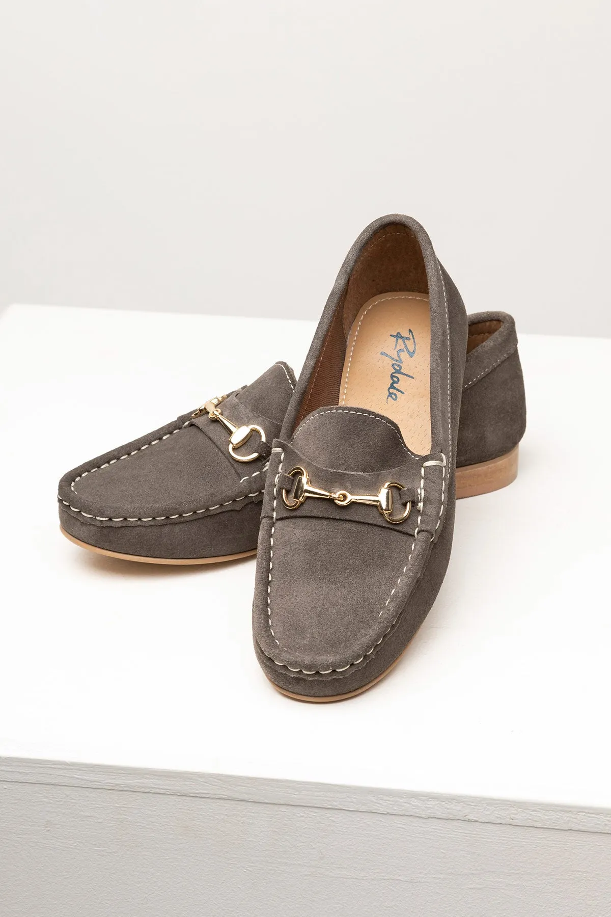 Ladies Suede Snaffle Loafers - Wrelton