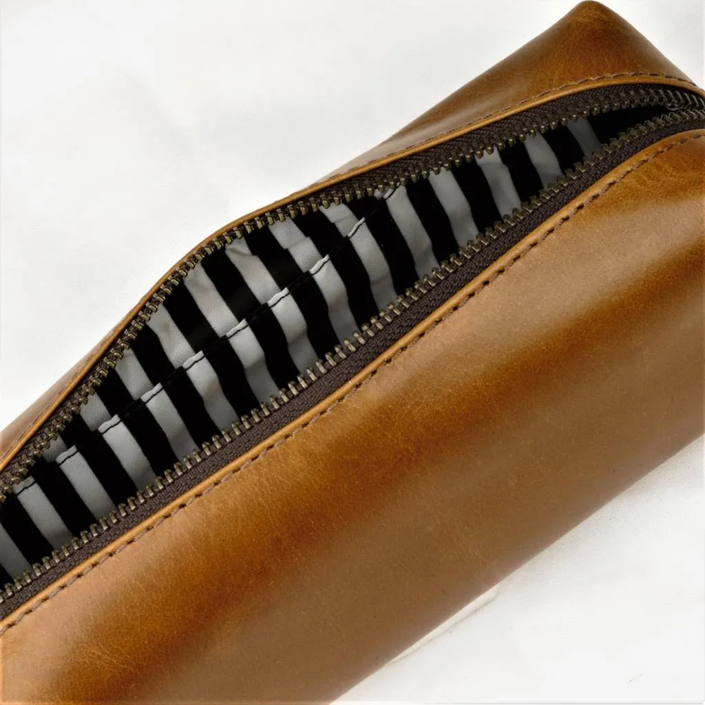 Leather Pencil Case With Personalisation