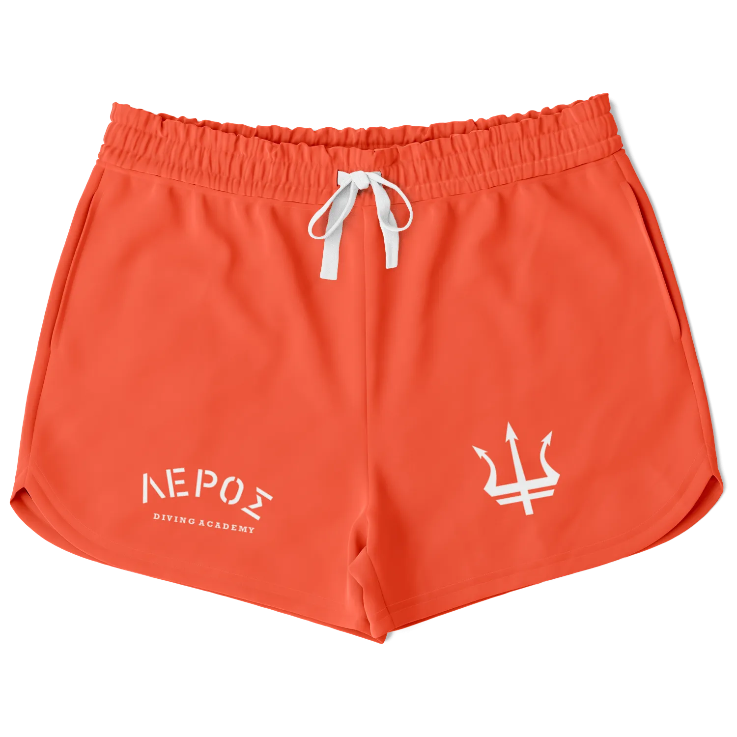 Leros Diving Academy 1991 Women's Loose Shorts Orange